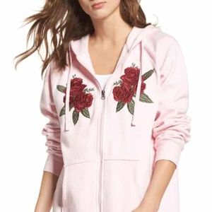 Brunette Blonde Embroidered Hoodie Sweatshirt